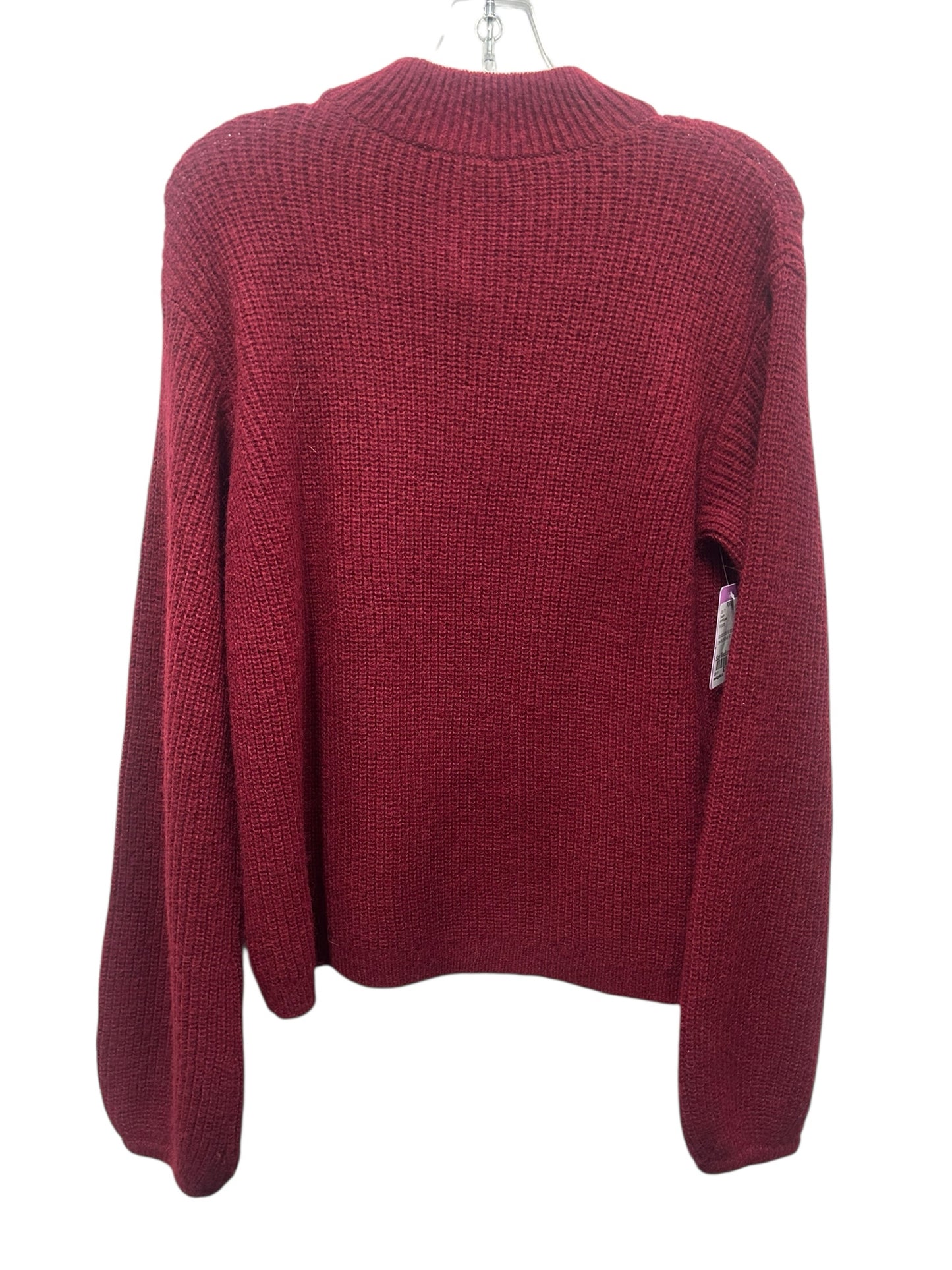 AKRIS punto Size Medium Burgundy Sweater