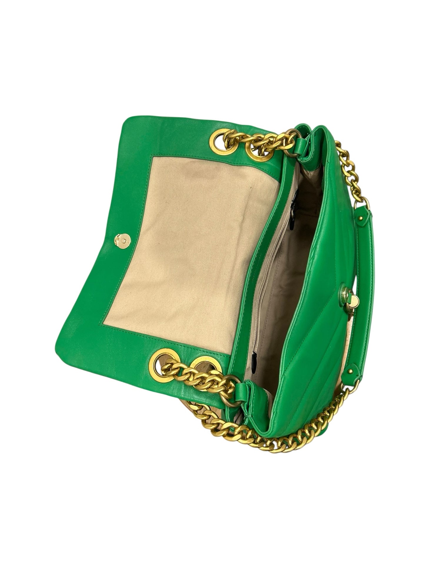 Rebecca Minkoff Green Leather Handbag