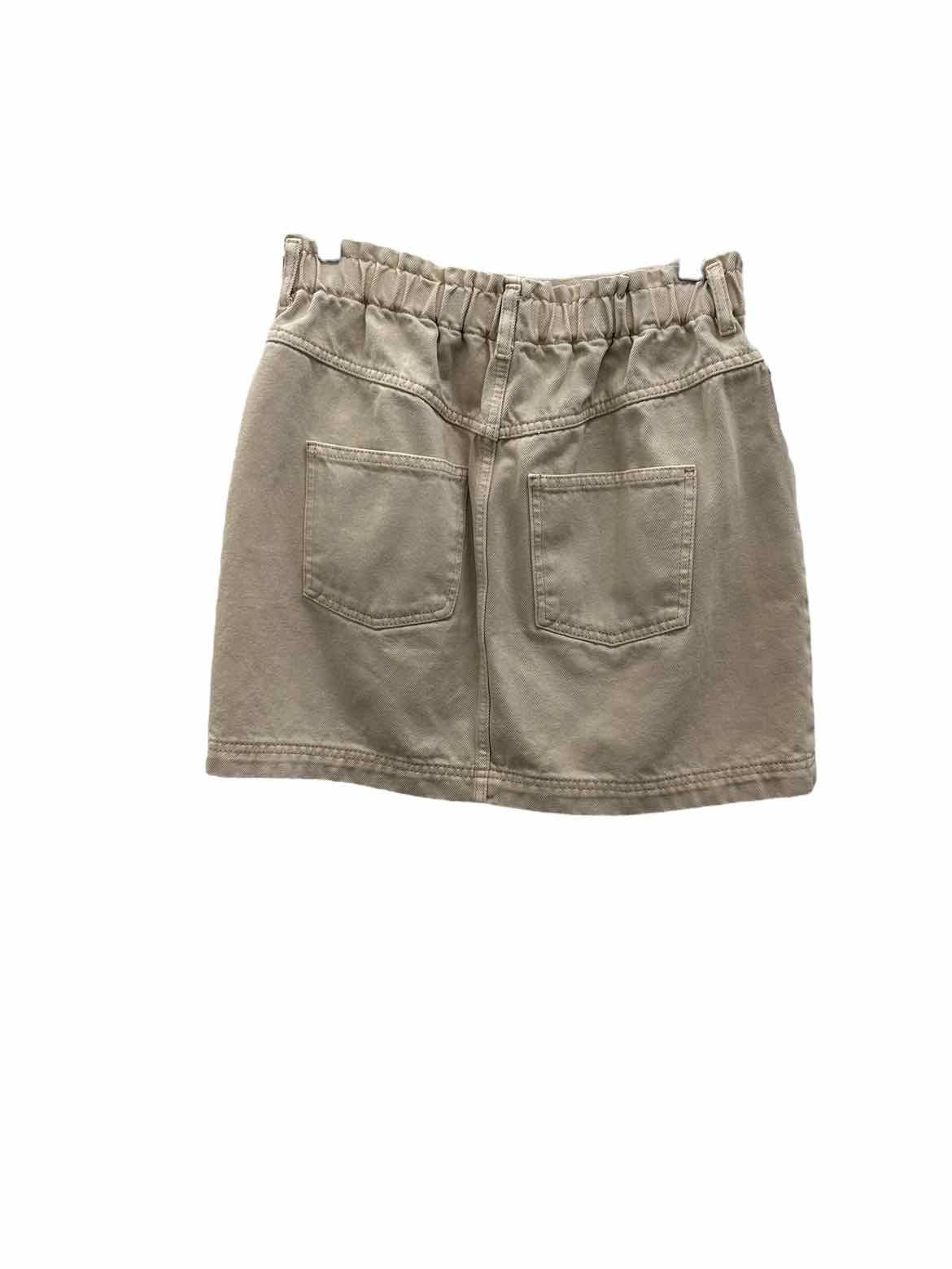 Top Shop Size 8 Beige Skirt