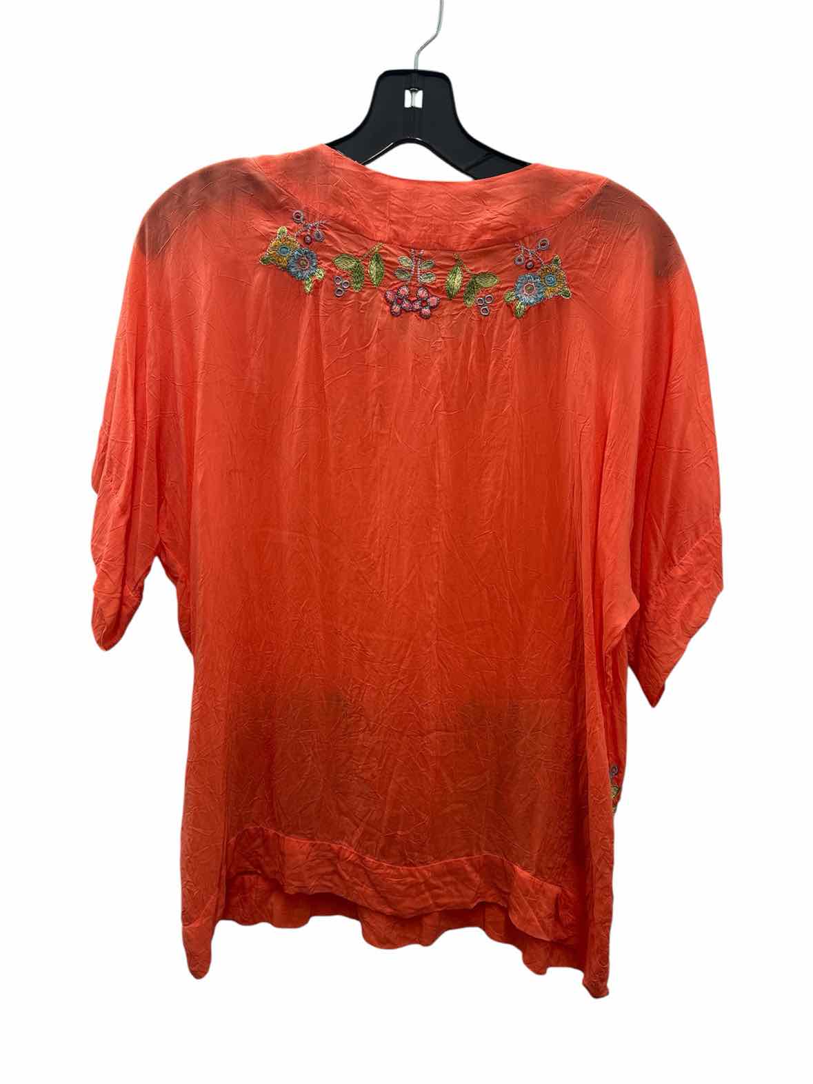Johnny Was Size Medium Coral Blouse