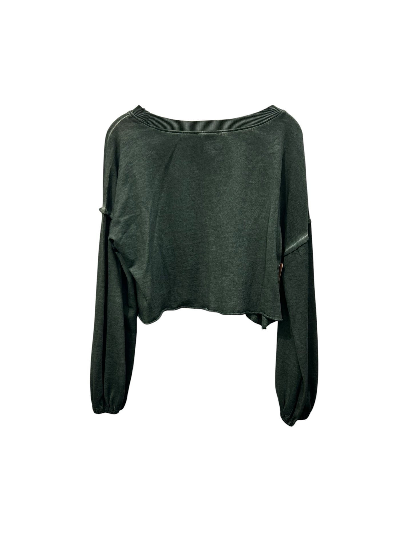 Saturday Sunday Size Sml/Med Green Sweatshirt