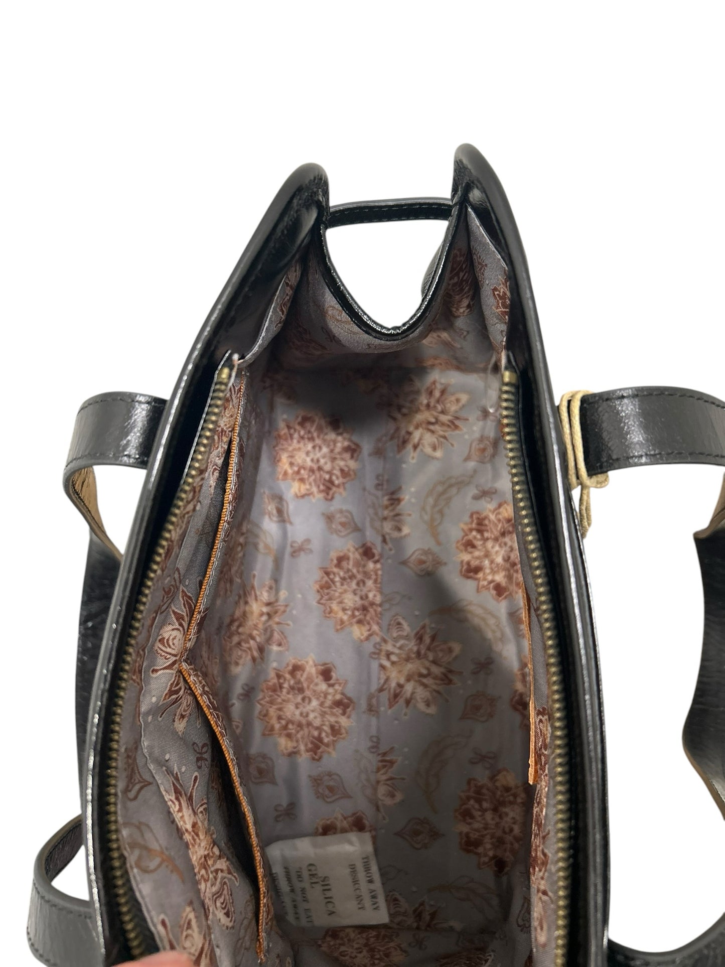 Hobo Black Leather Handbag
