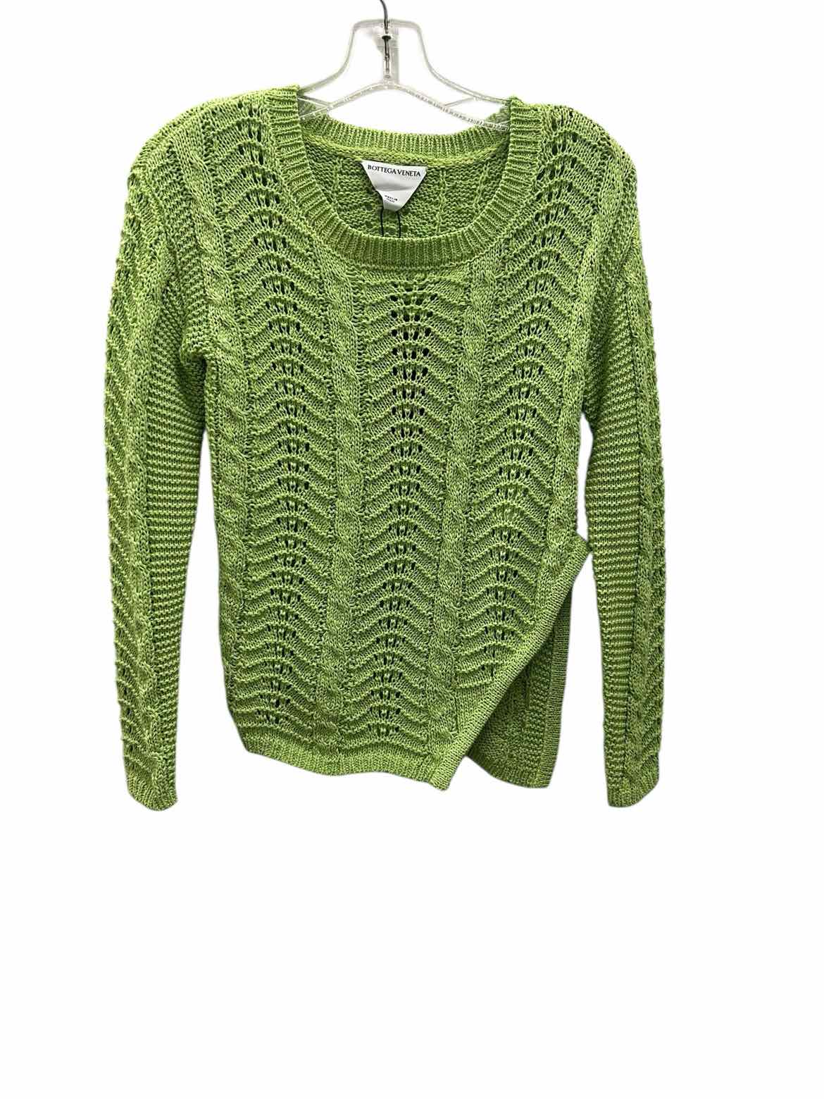 Bottega Veneta Size Medium Lime Sweater