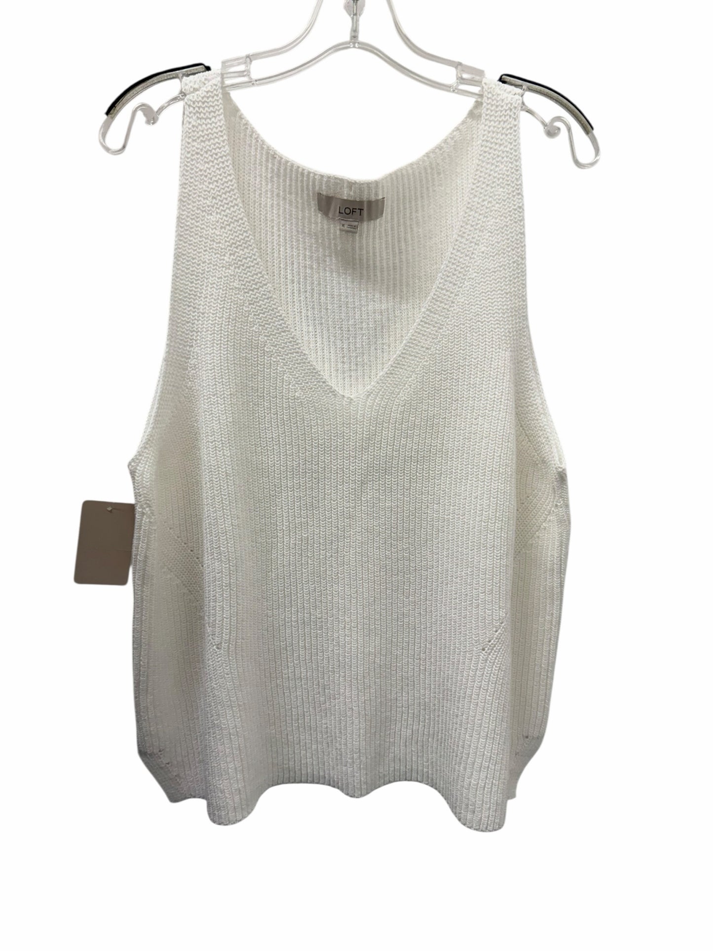 Loft Size X large White Sweater