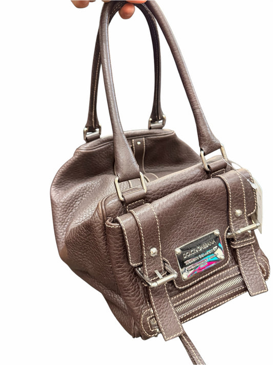 Dolce & Gabbana Brown Leather Handbag