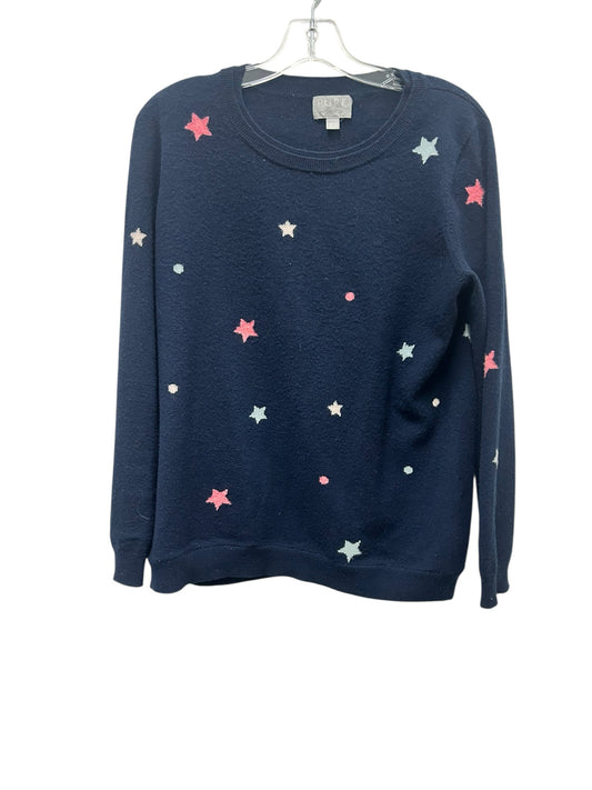 Pure Size Medium Navy Print Sweater