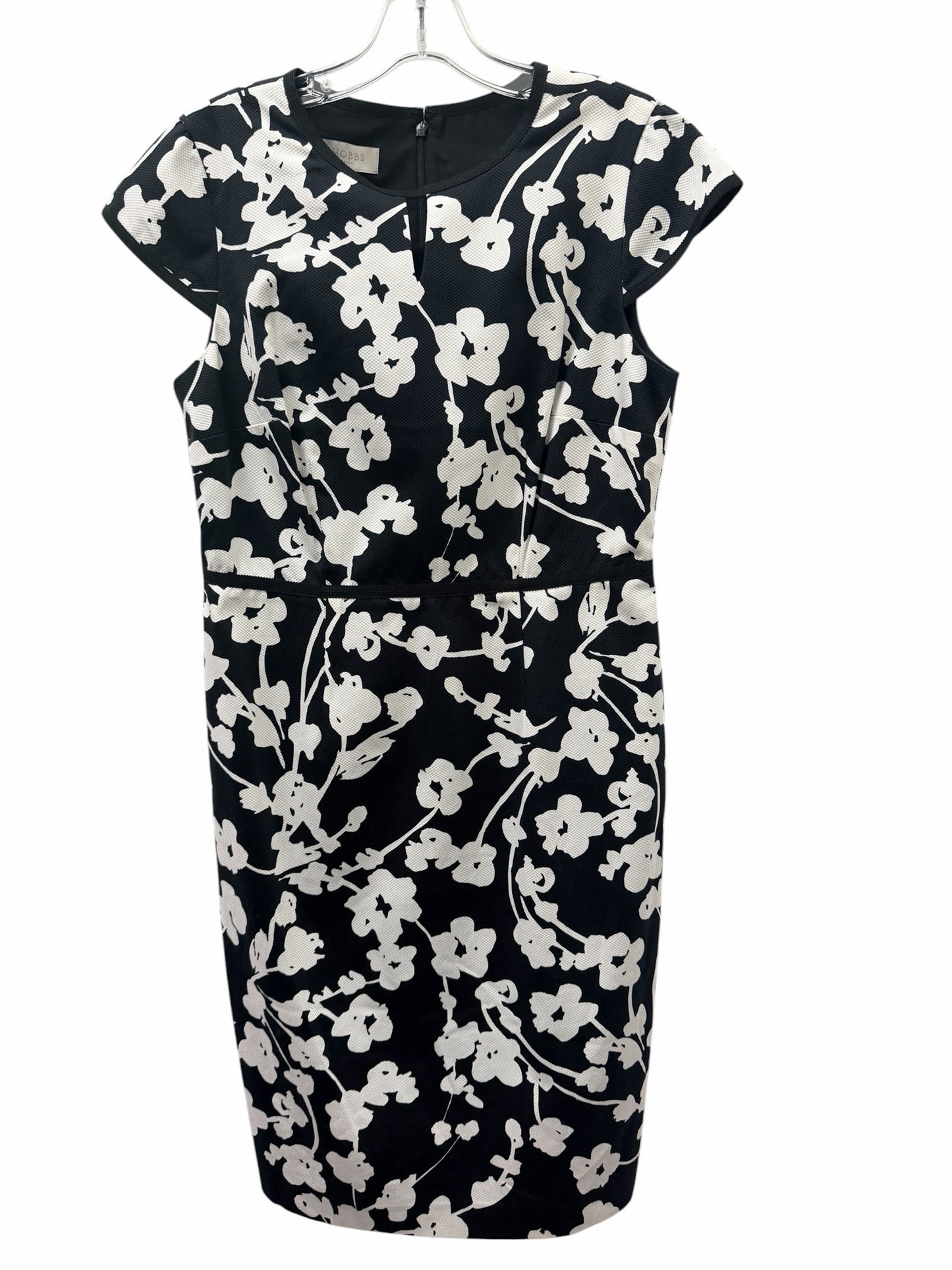 Hobbs Size 8 Black & White Dress