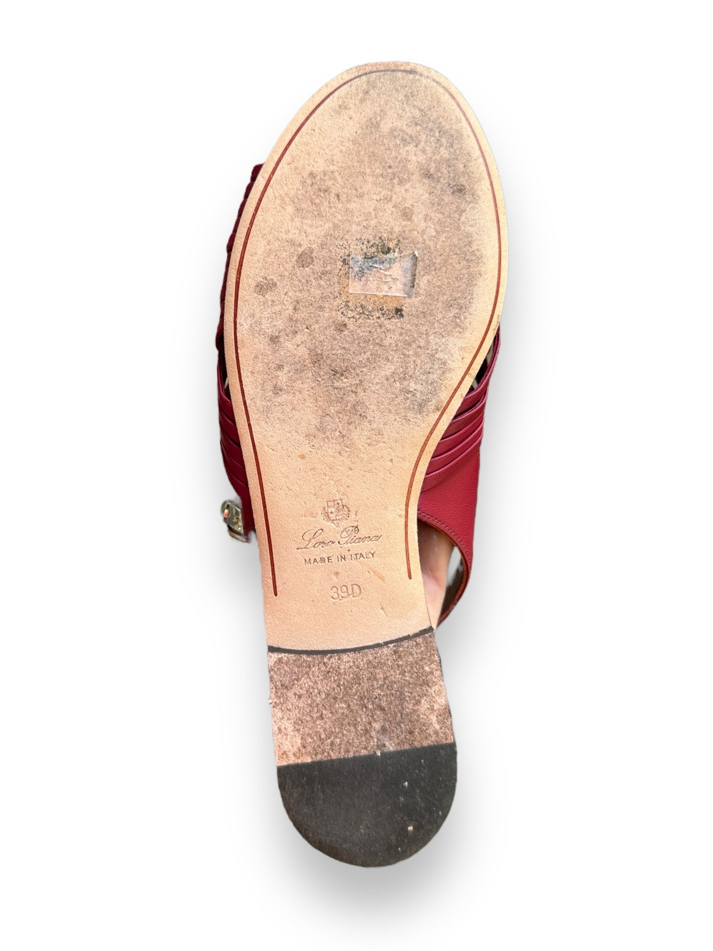 Loro Piana Shoe Size 8 Red Flats