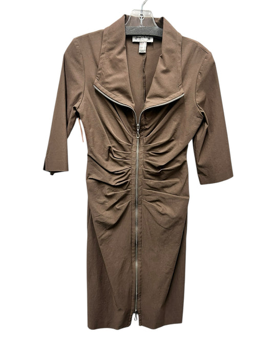 Joseph Ribkoff Size 6/8 lt brown Dress