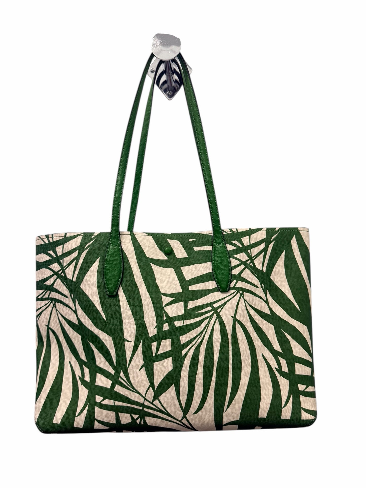Kate Spade Green & White Tote Handbag