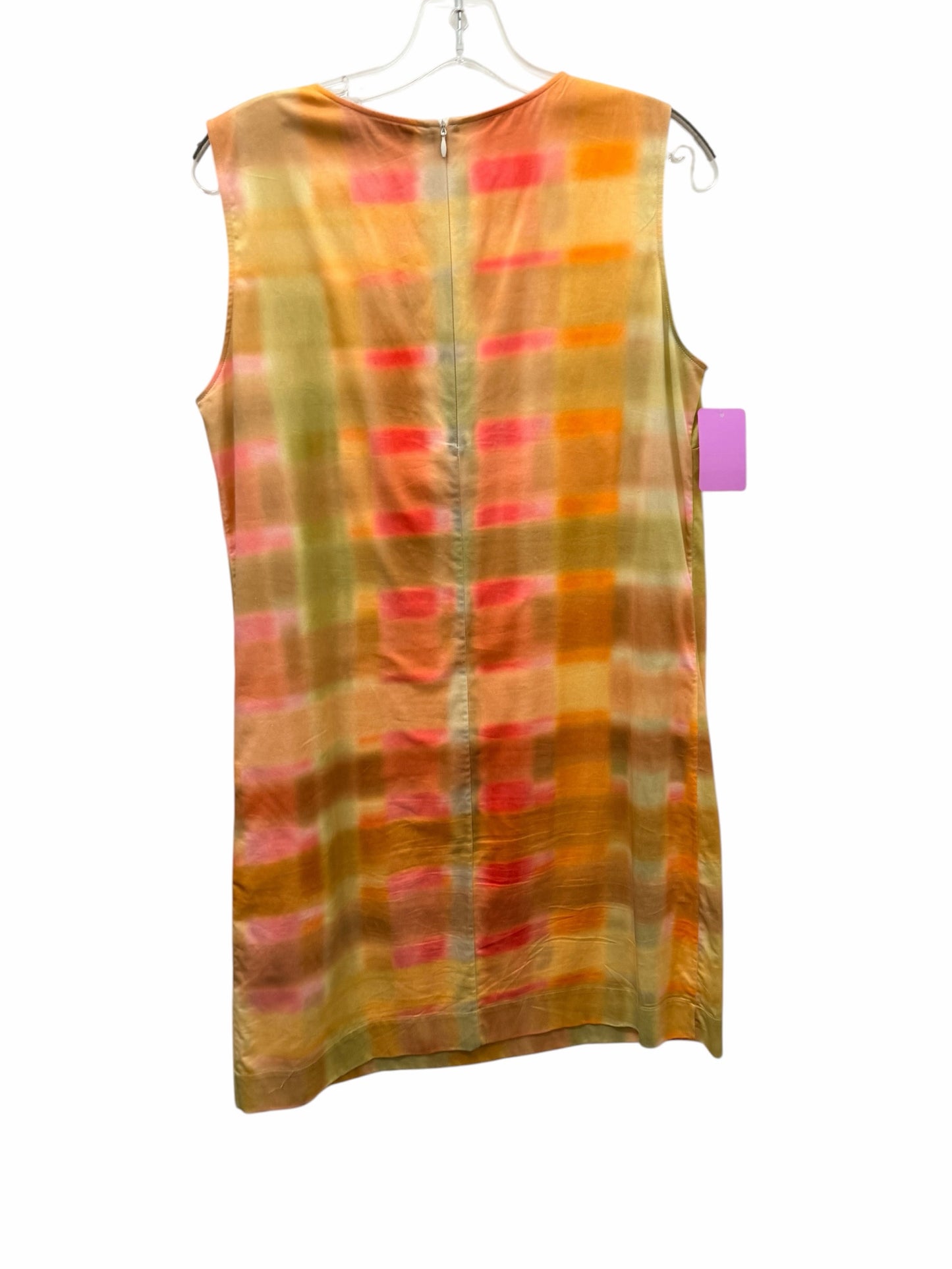 Piazza Sempione Size Medium Orange & Pink Dress