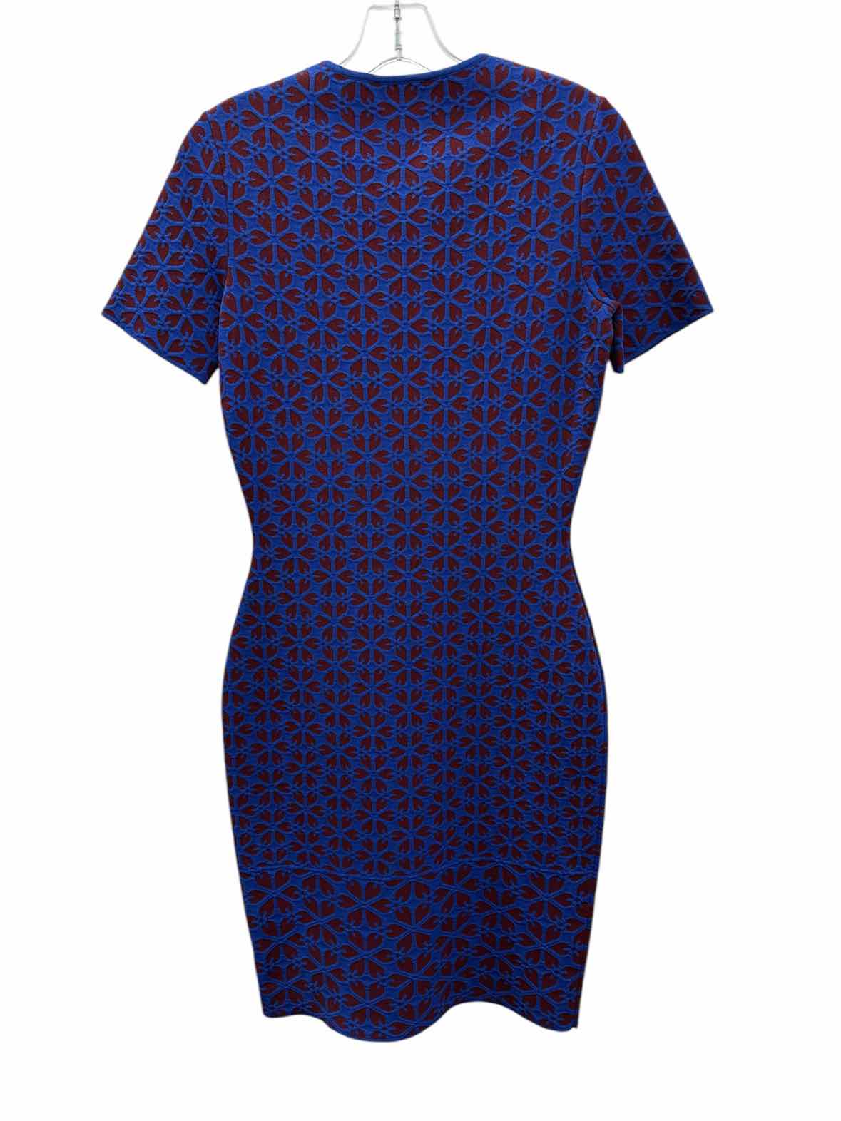 Alexander McQueen Size Large Blue & Red Dress