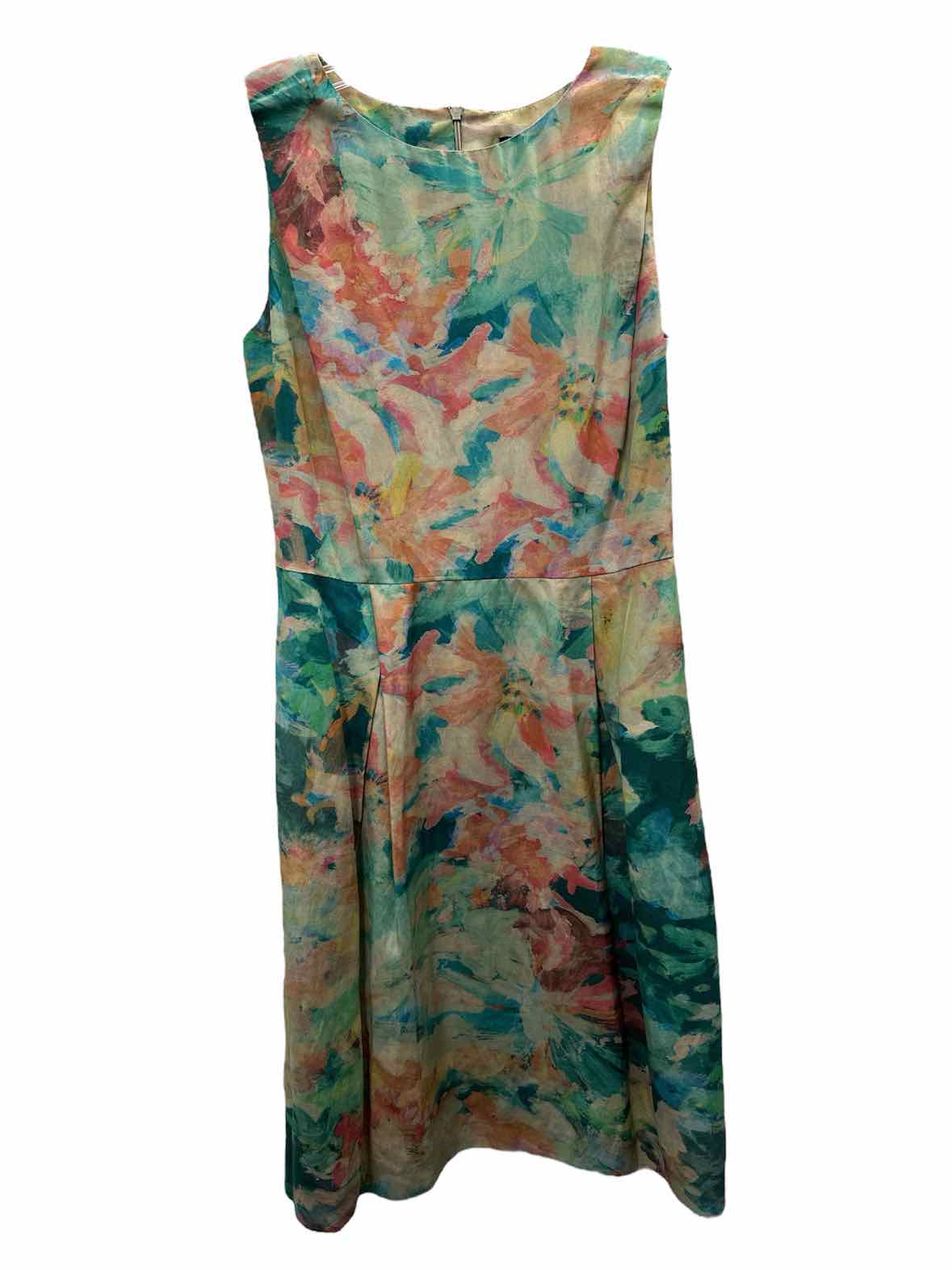 Peserico Size Medium Beige Print Dress