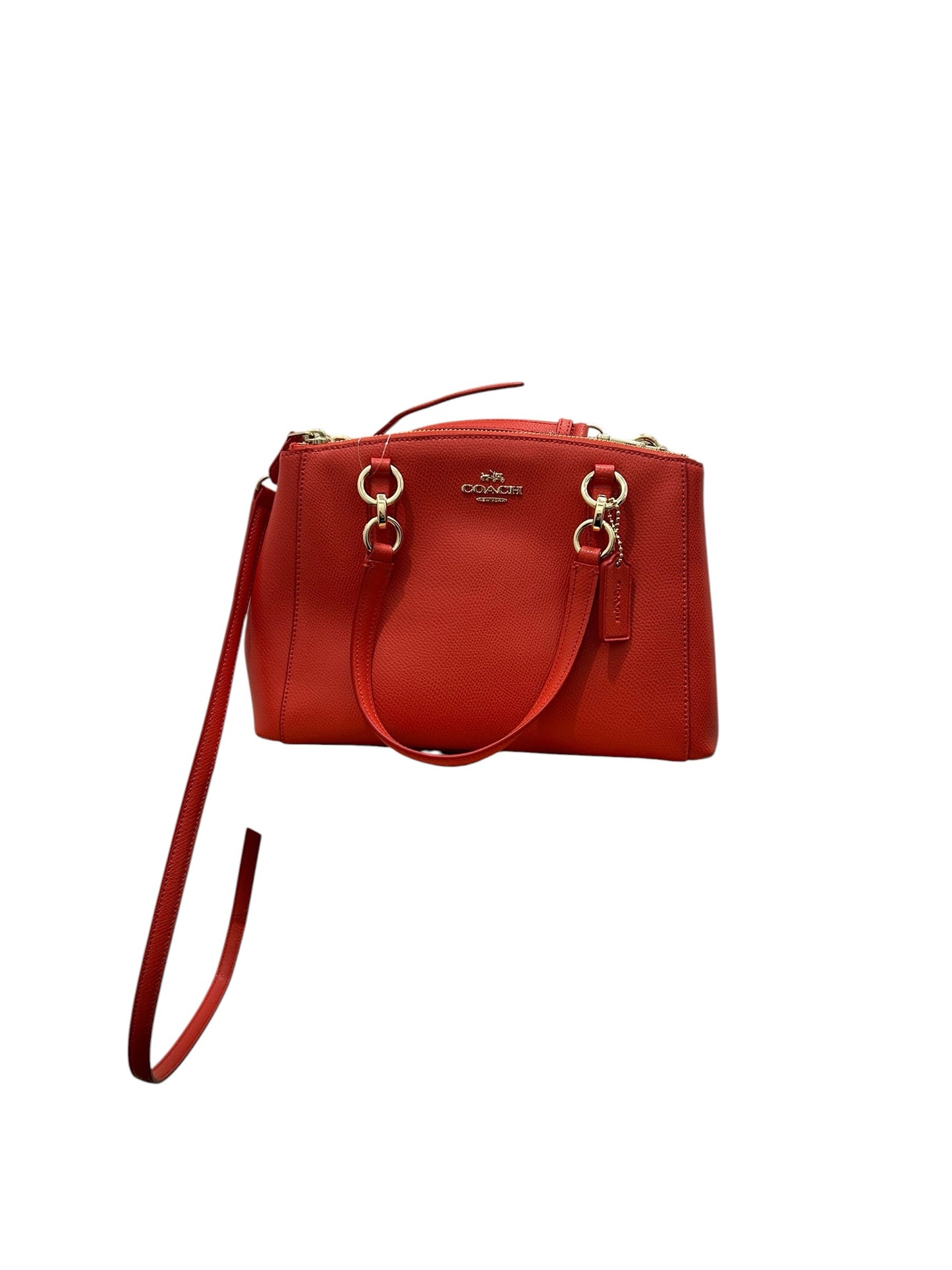Coach Orange Satchel Handbag