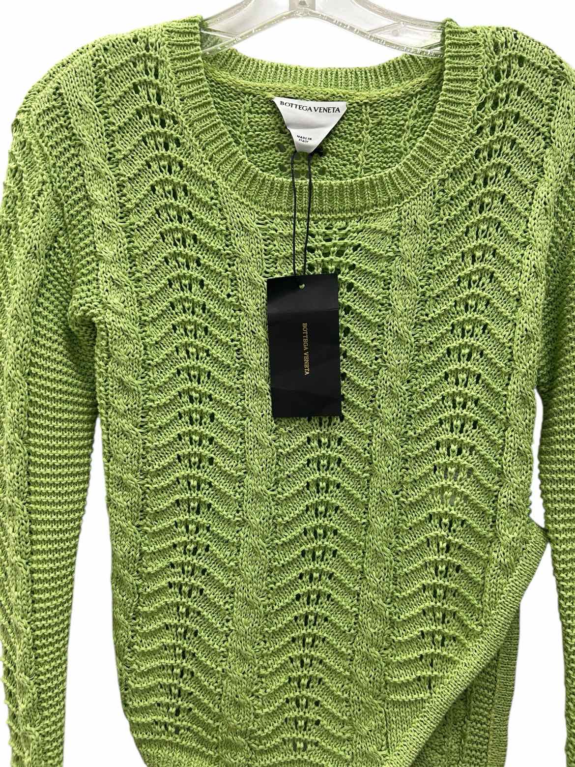 Bottega Veneta Size Medium Lime Sweater