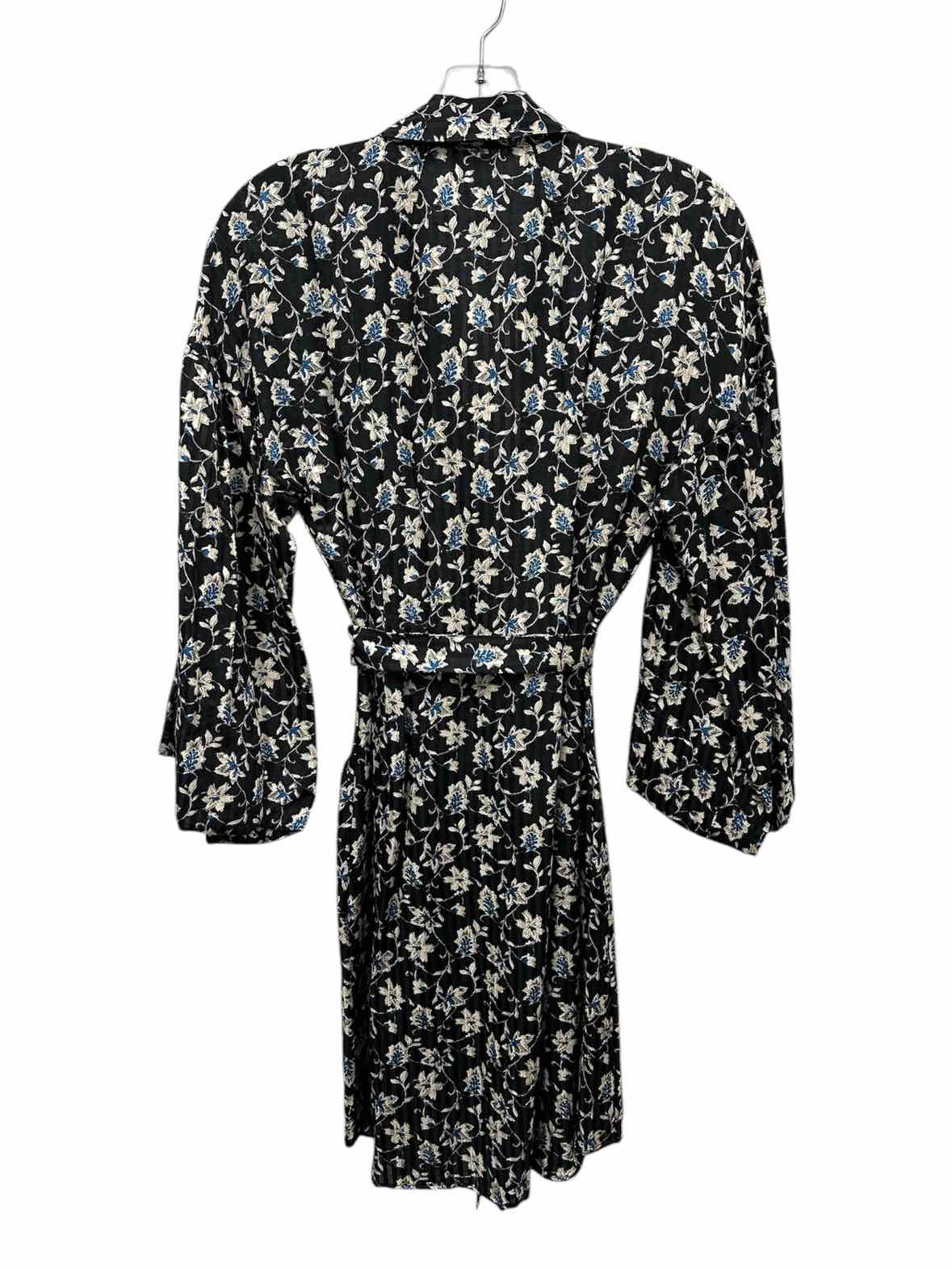 Veronica Beard Size 4 Black Print Dress