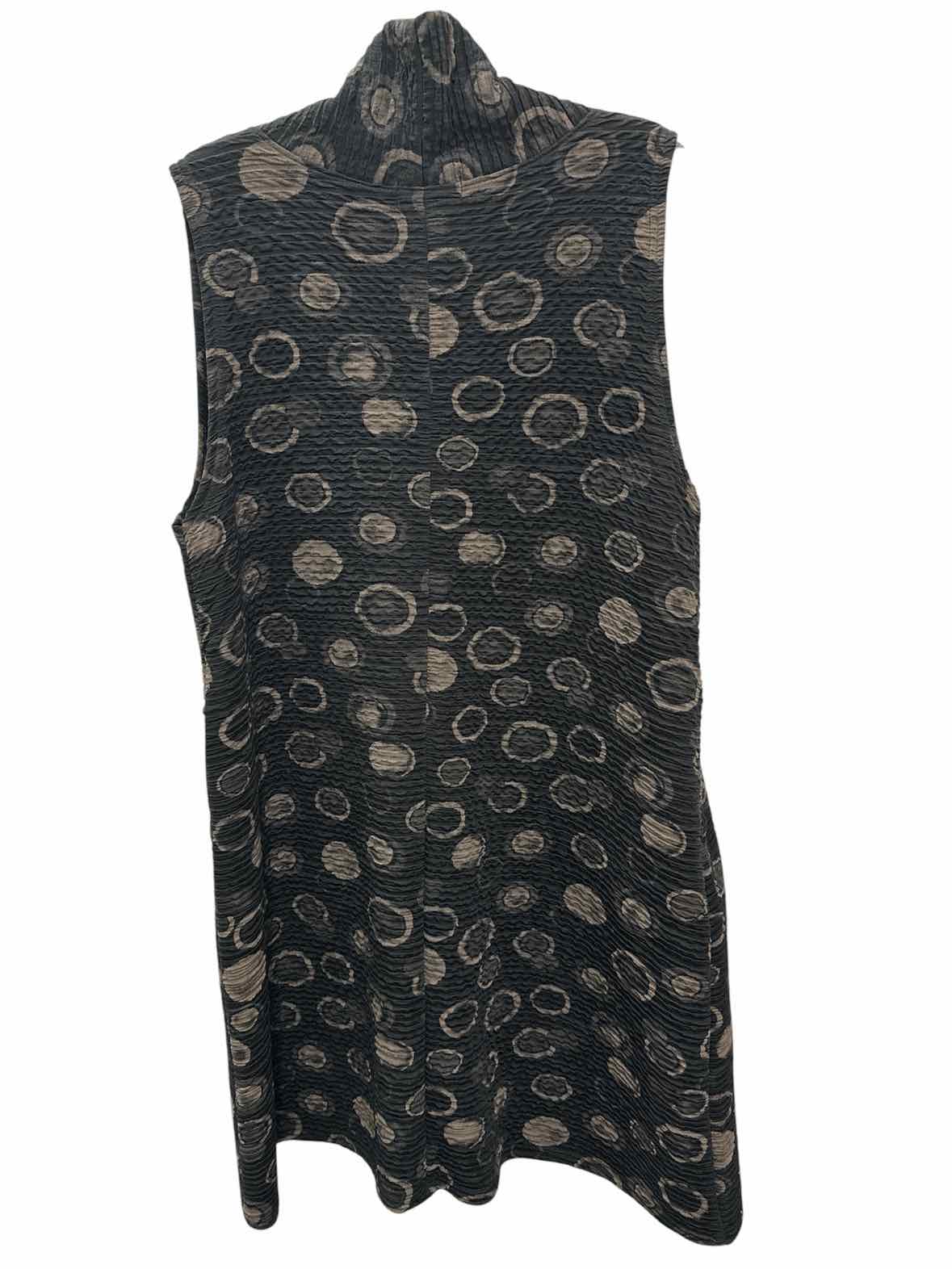 Koco Line Size Large Black Print Dress