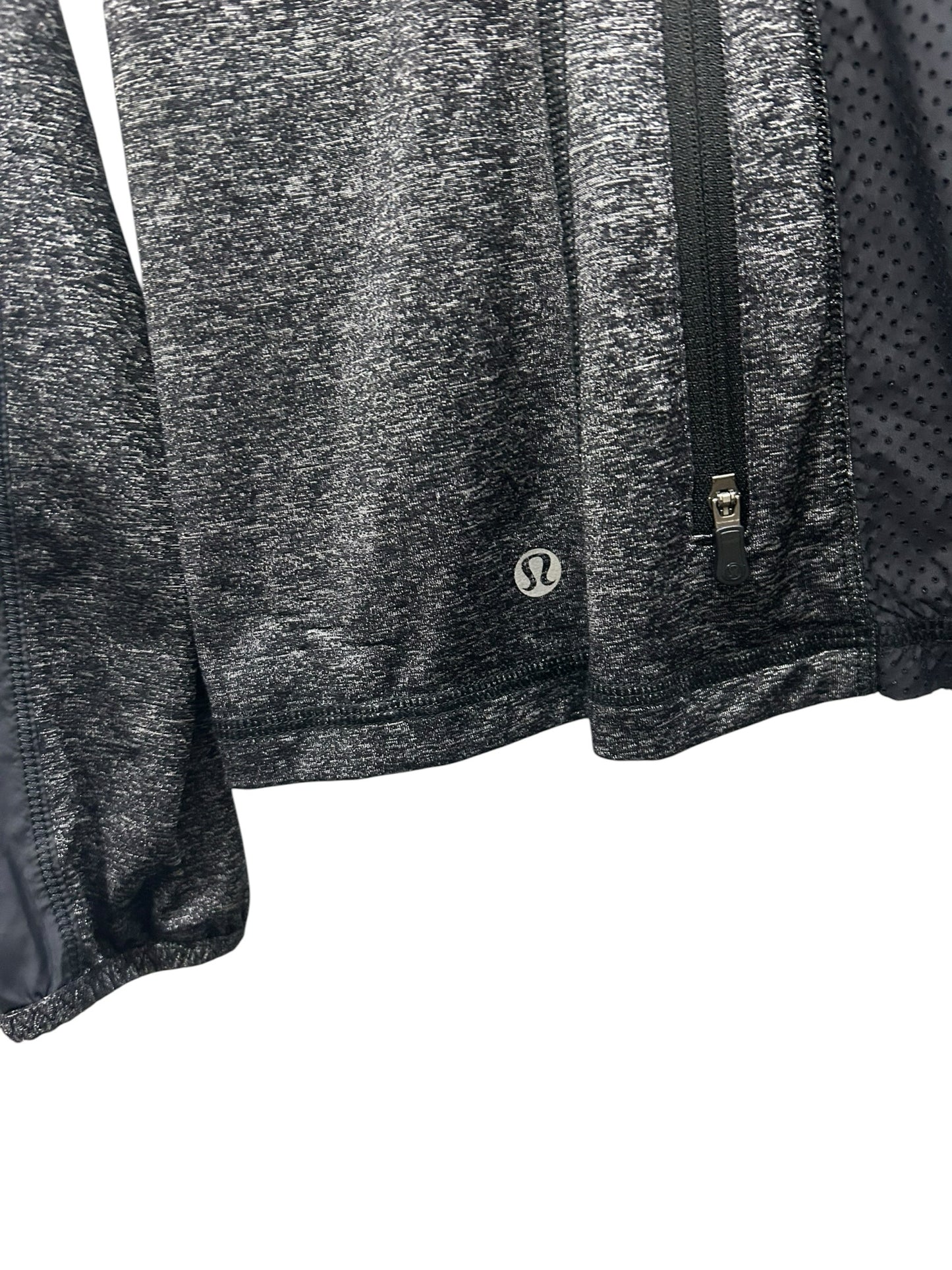 Lulu Lemon Size 4 Black & Gray Jacket