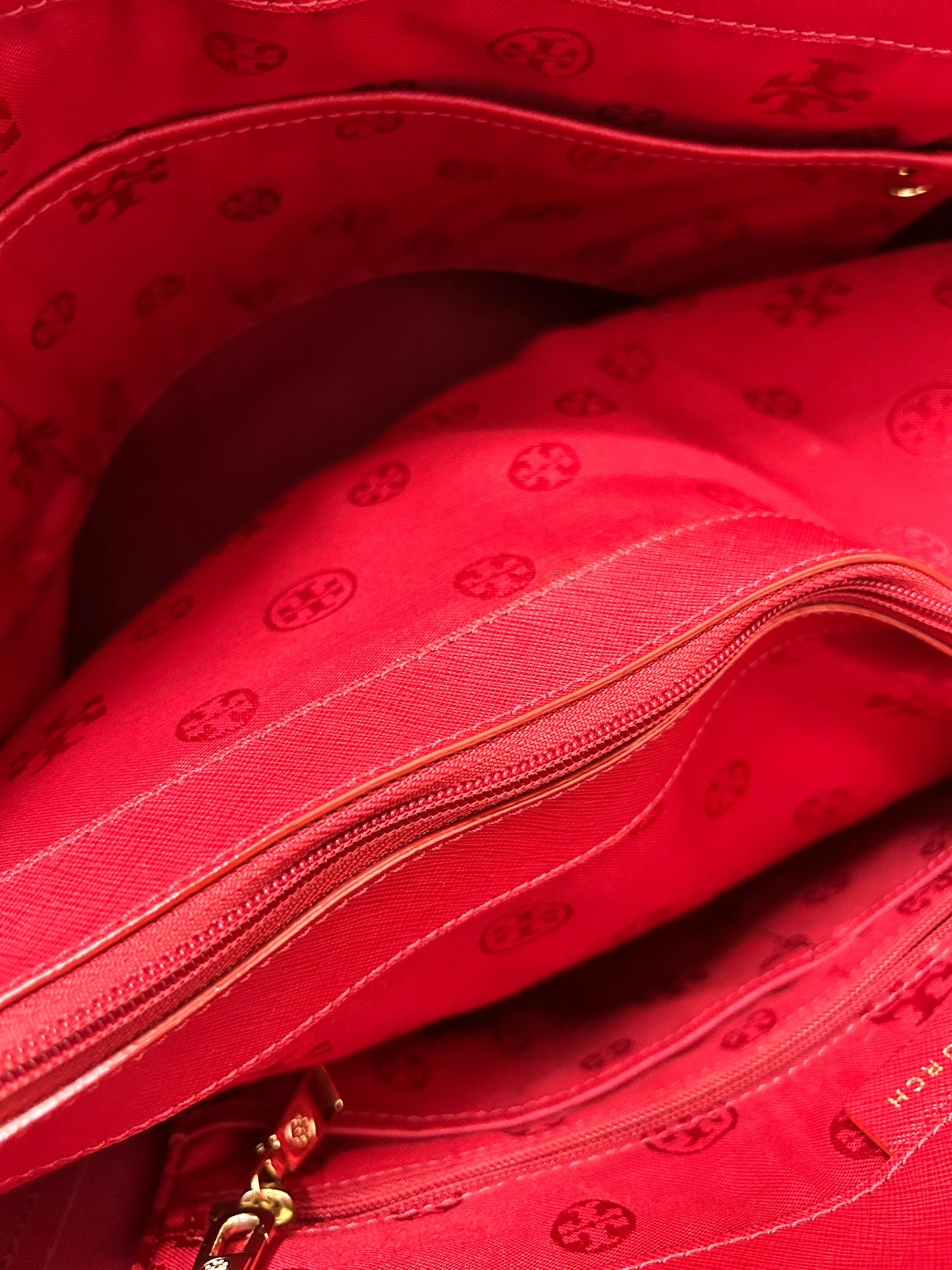 Tory Burch Red Tote Handbag