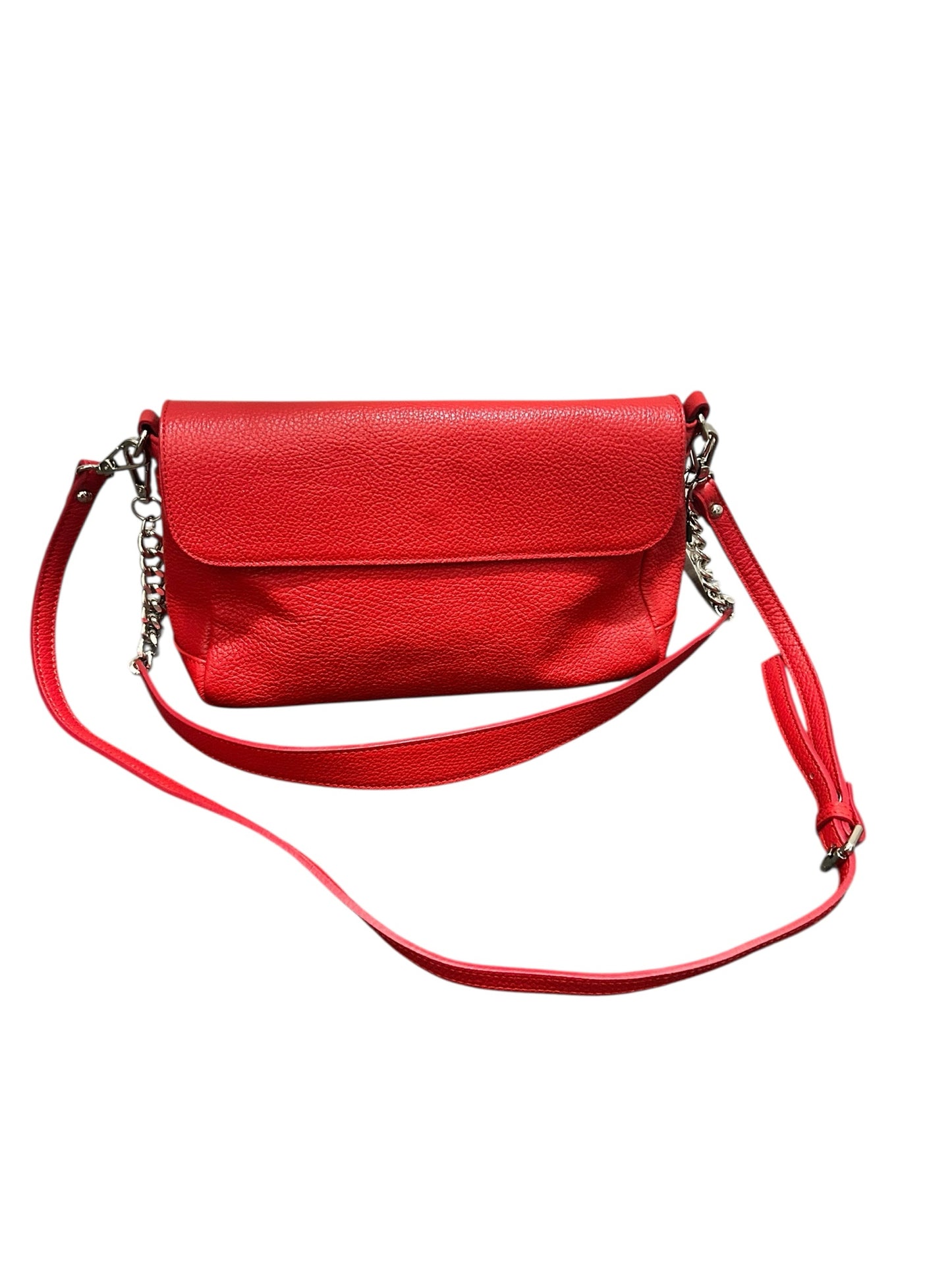 Studio Pollini Red Leather Handbag