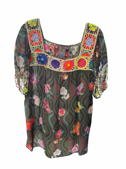 Johnny Was Size Large Multi-Color Blouse