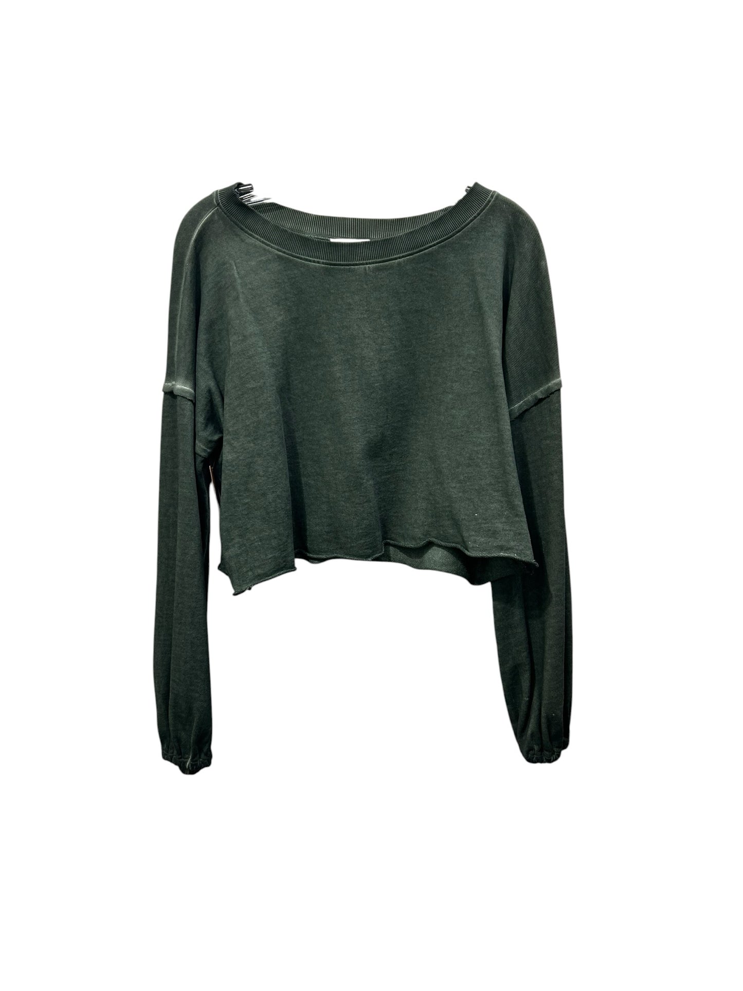 Saturday Sunday Size Sml/Med Green Sweatshirt