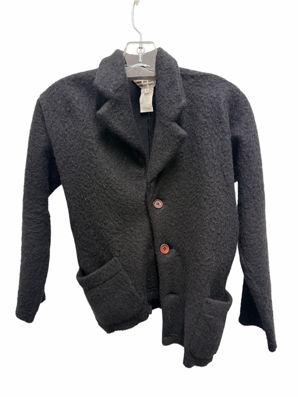 Comme de Garcons Size Small Black Jacket