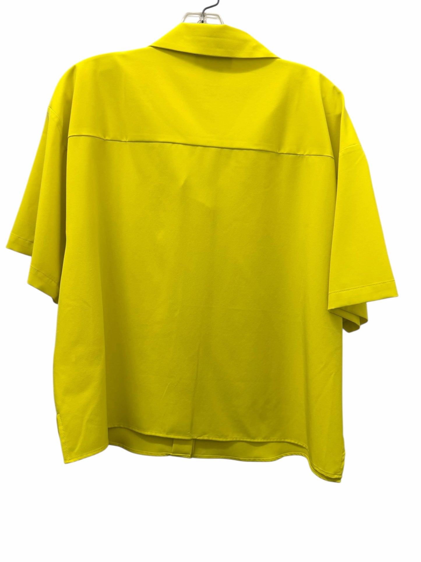 DKNY Size Large Yellow Blouse