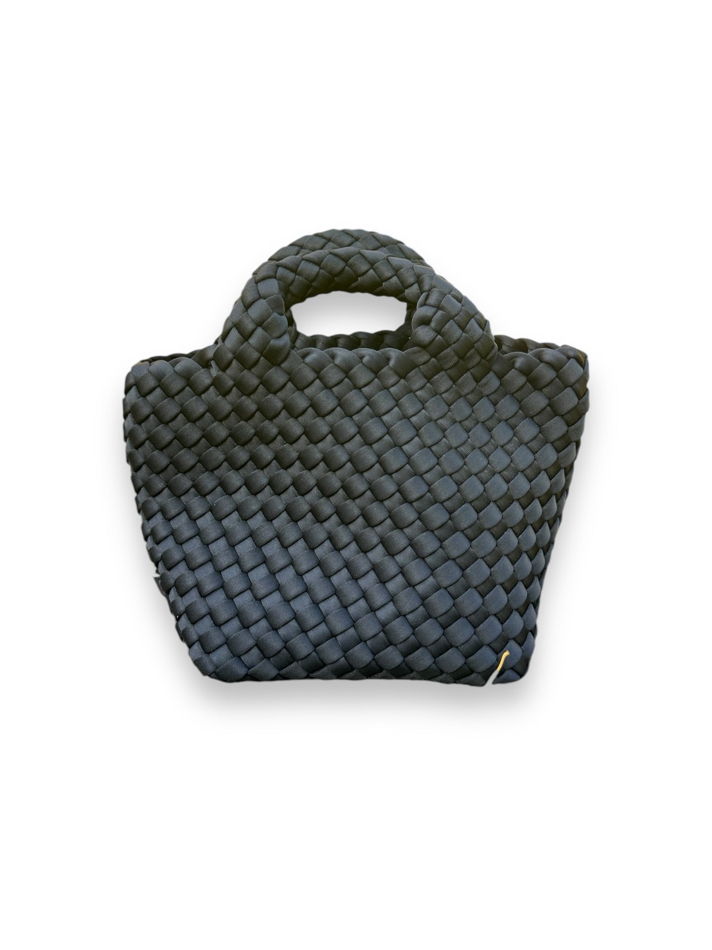 Naghedi Black Woven Handbag