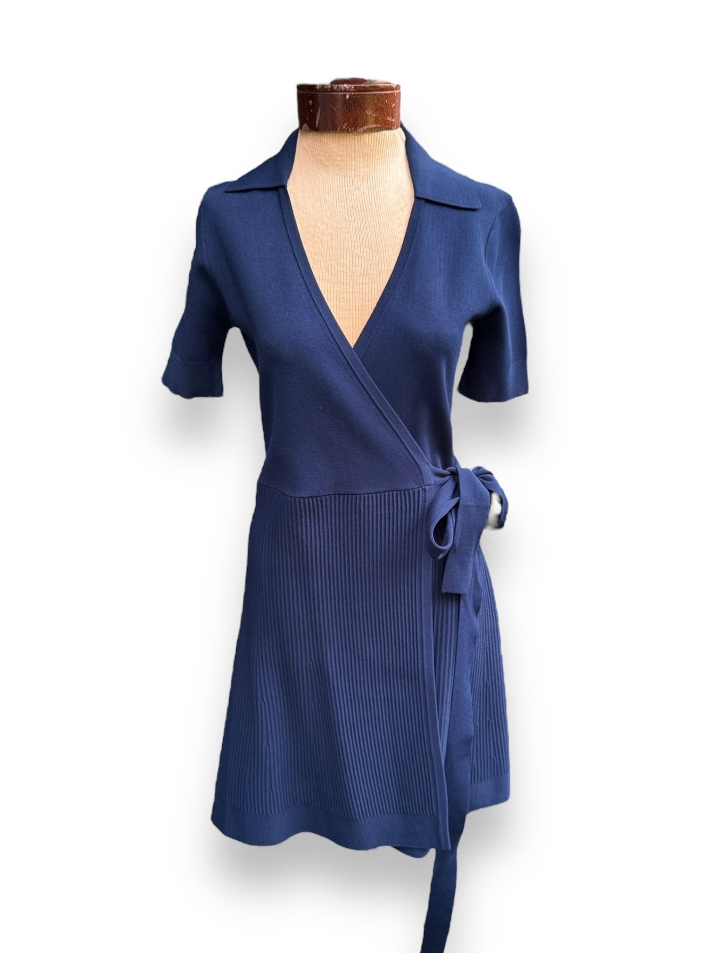 DVF Size Small Navy Dress