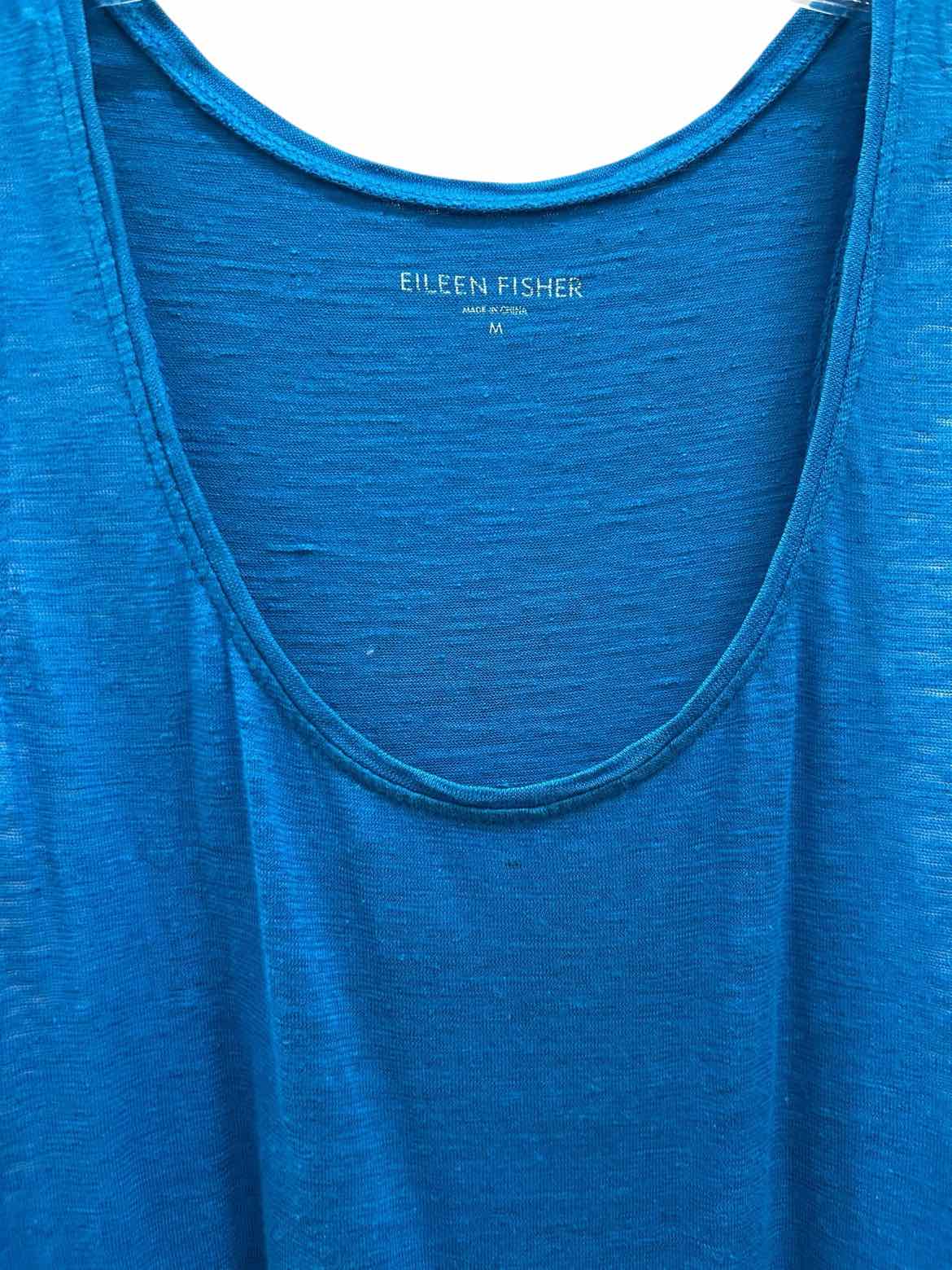 Eileen Fisher Size Medium Turquoise Dress