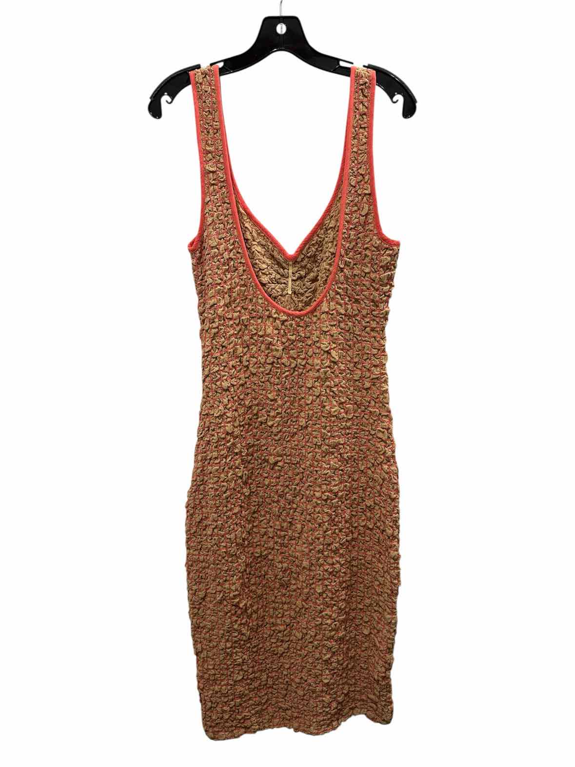 Free People Size Medium Beige & Pink Dress