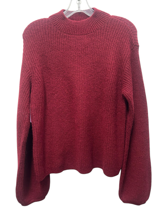 AKRIS punto Size Medium Burgundy Sweater