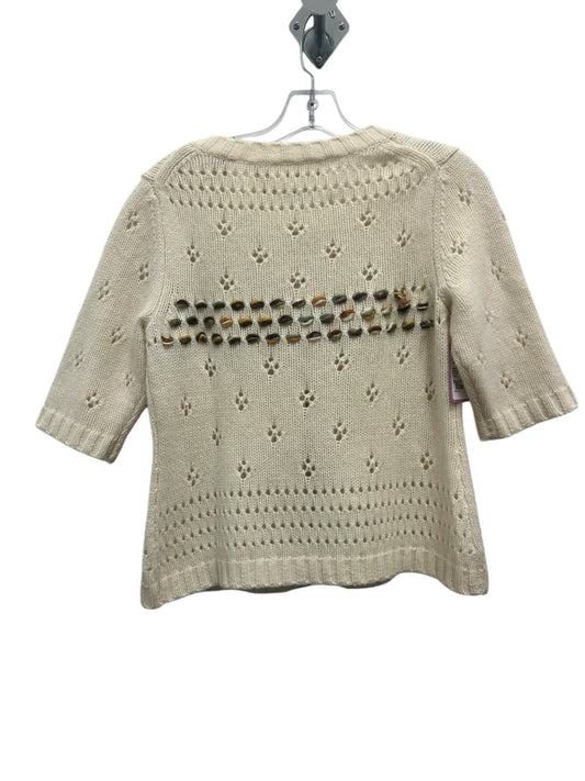 Field Flower Size Medium Ivory Sweater