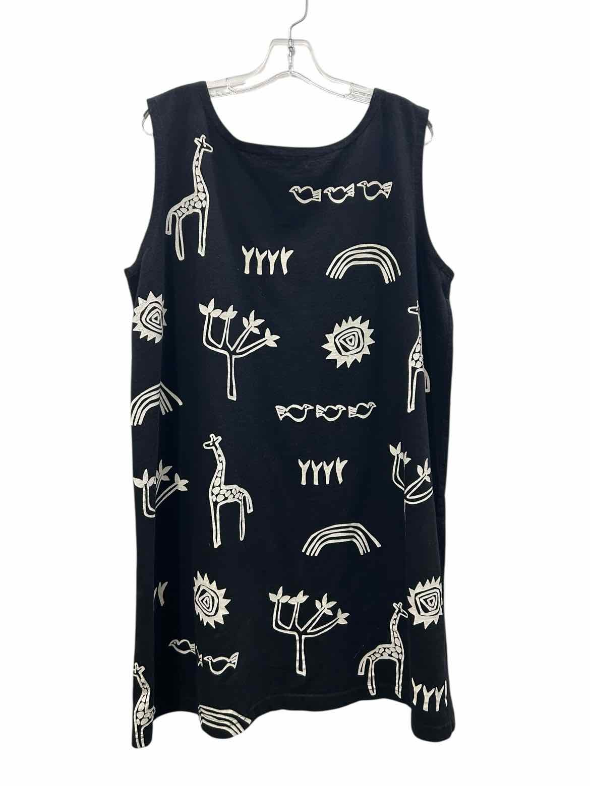 M. Mac Size X large Black & White Dress