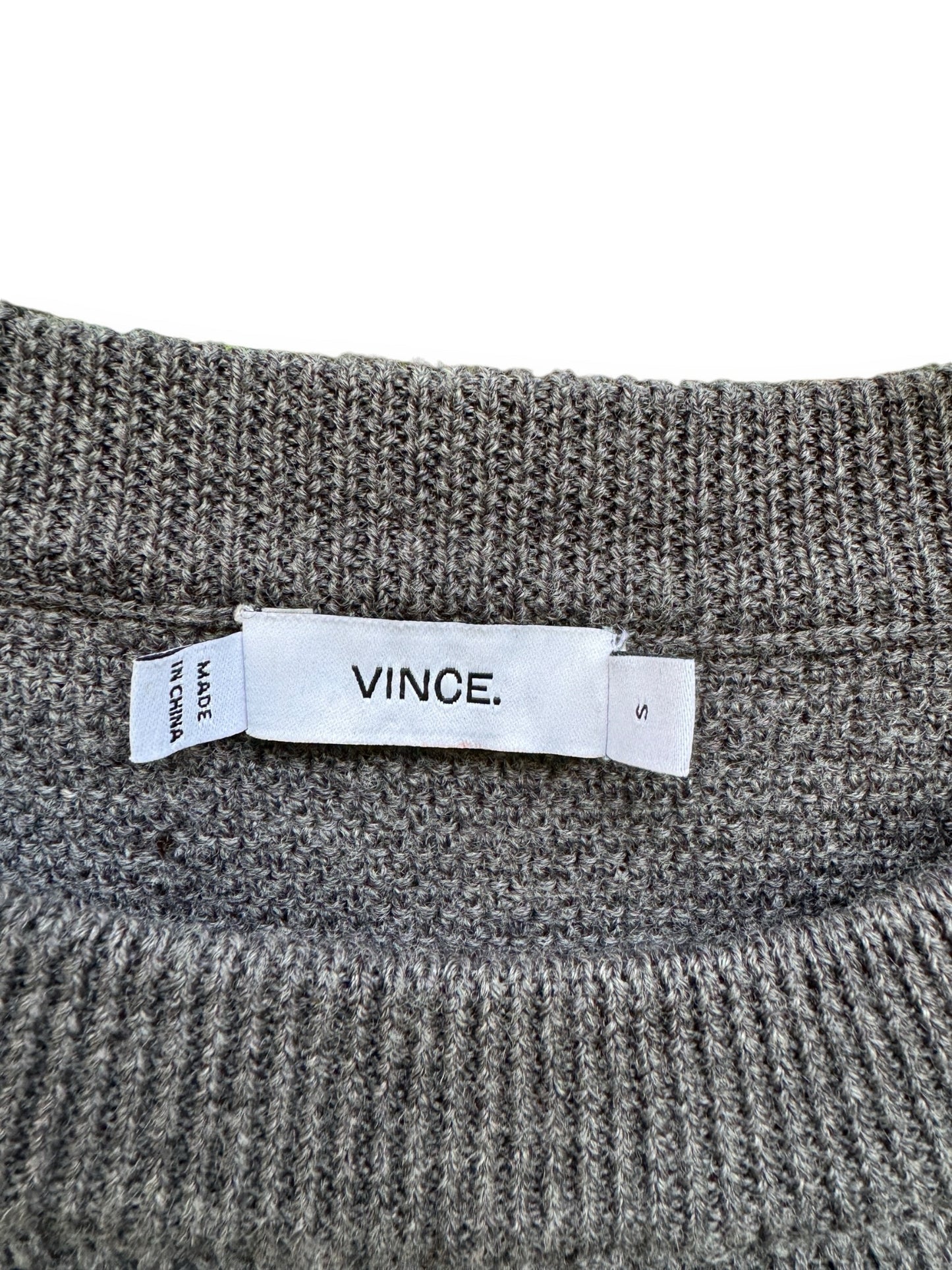 Vince Size Small Gray Sweater