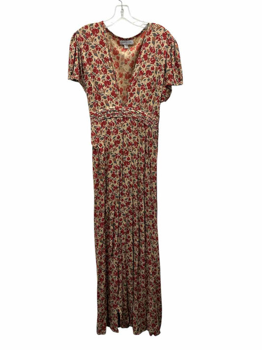Pampelone Size Large Rust Print Dress