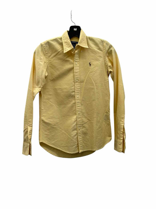 Ralph Lauren Size 0 Yellow Blouse