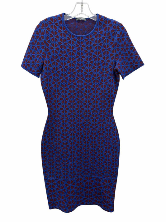 Alexander McQueen Size Large Blue & Red Dress