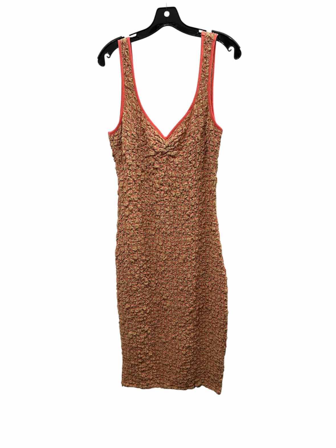 Free People Size Medium Beige & Pink Dress