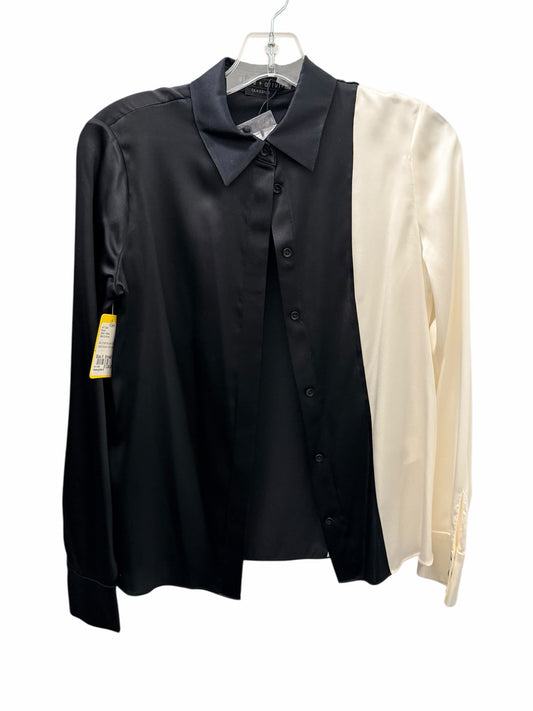 Alice + Olivia Size X  Small Black & White Blouse