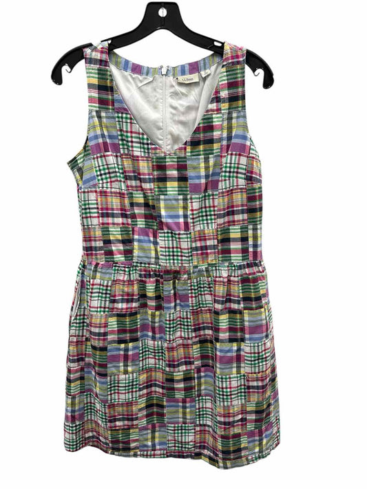LL Bean Size 10 Plaid Dress