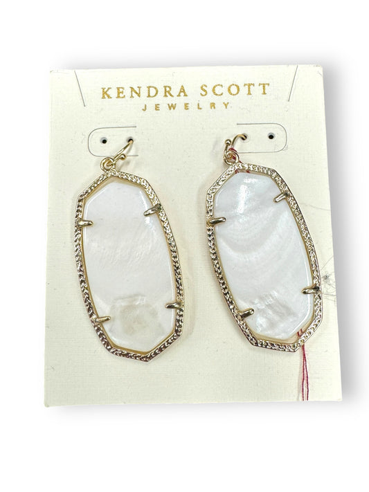 Kendra Scott Pearl Dangle Earrings
