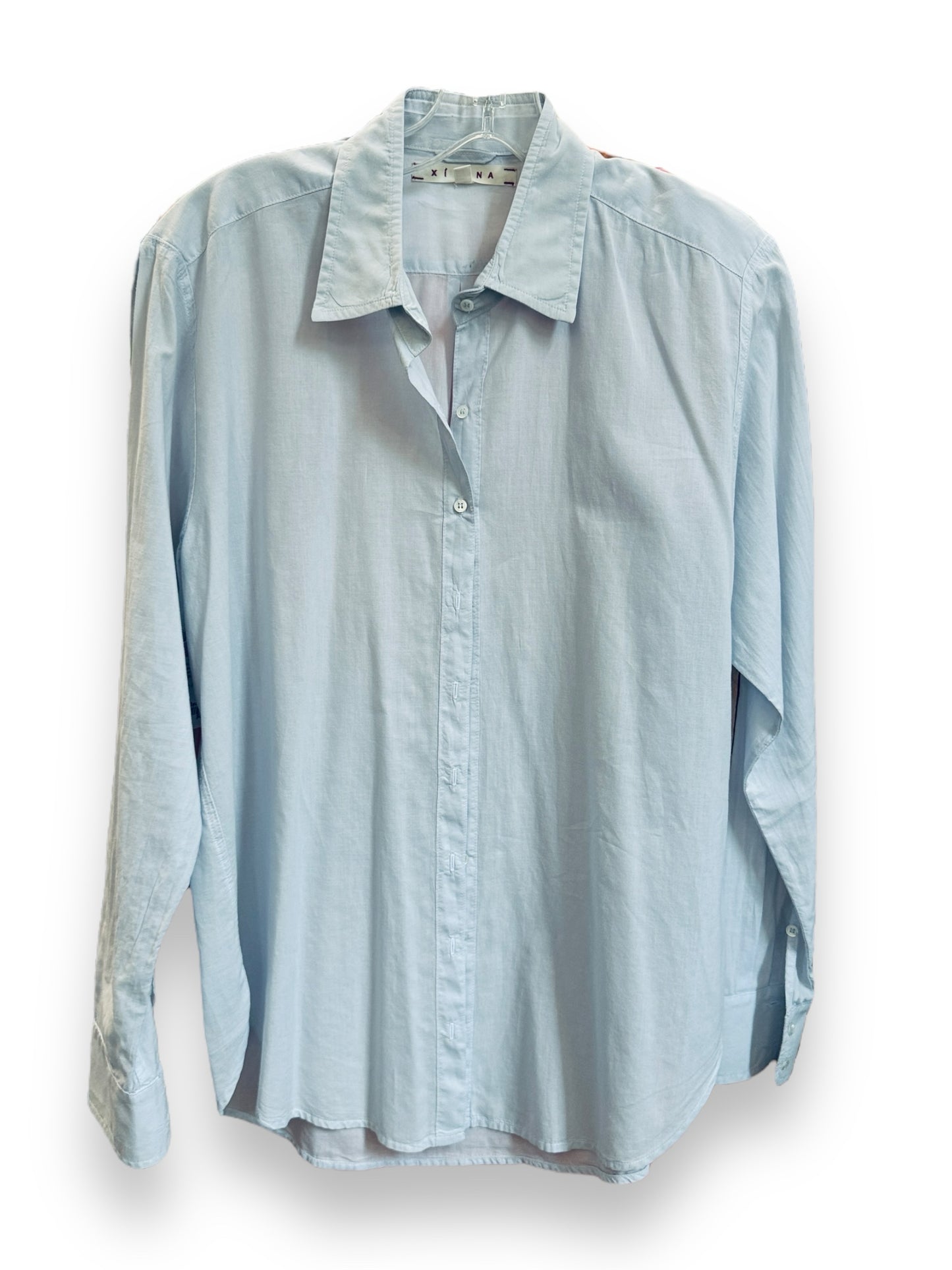 Xirena Size Medium Pale Blue Blouse