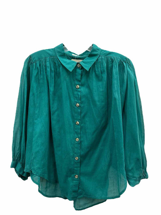 Mother Size XS Teal Blouse