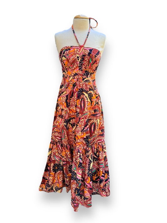ALC Size 6 Brown Print Dress