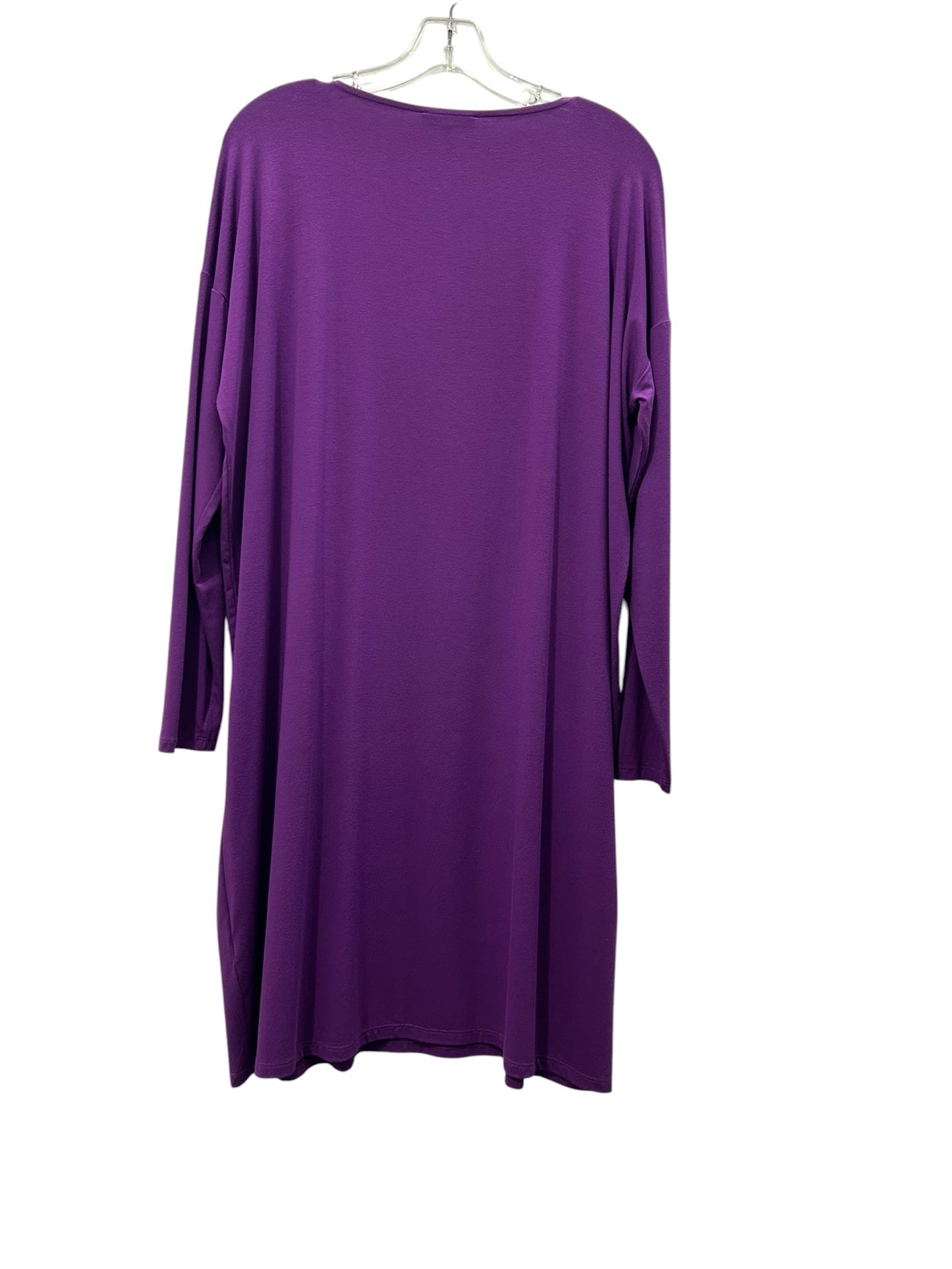 Eileen Fisher Size Sml/Med Purple Dress