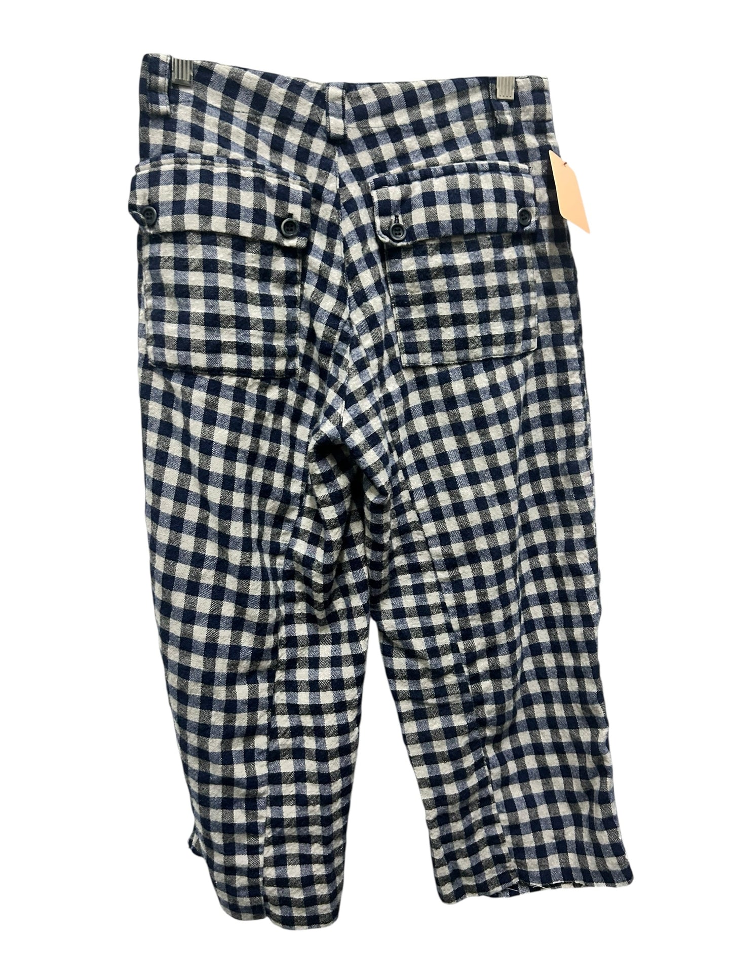 Clara Collins Size Small Navy & Gray Pants