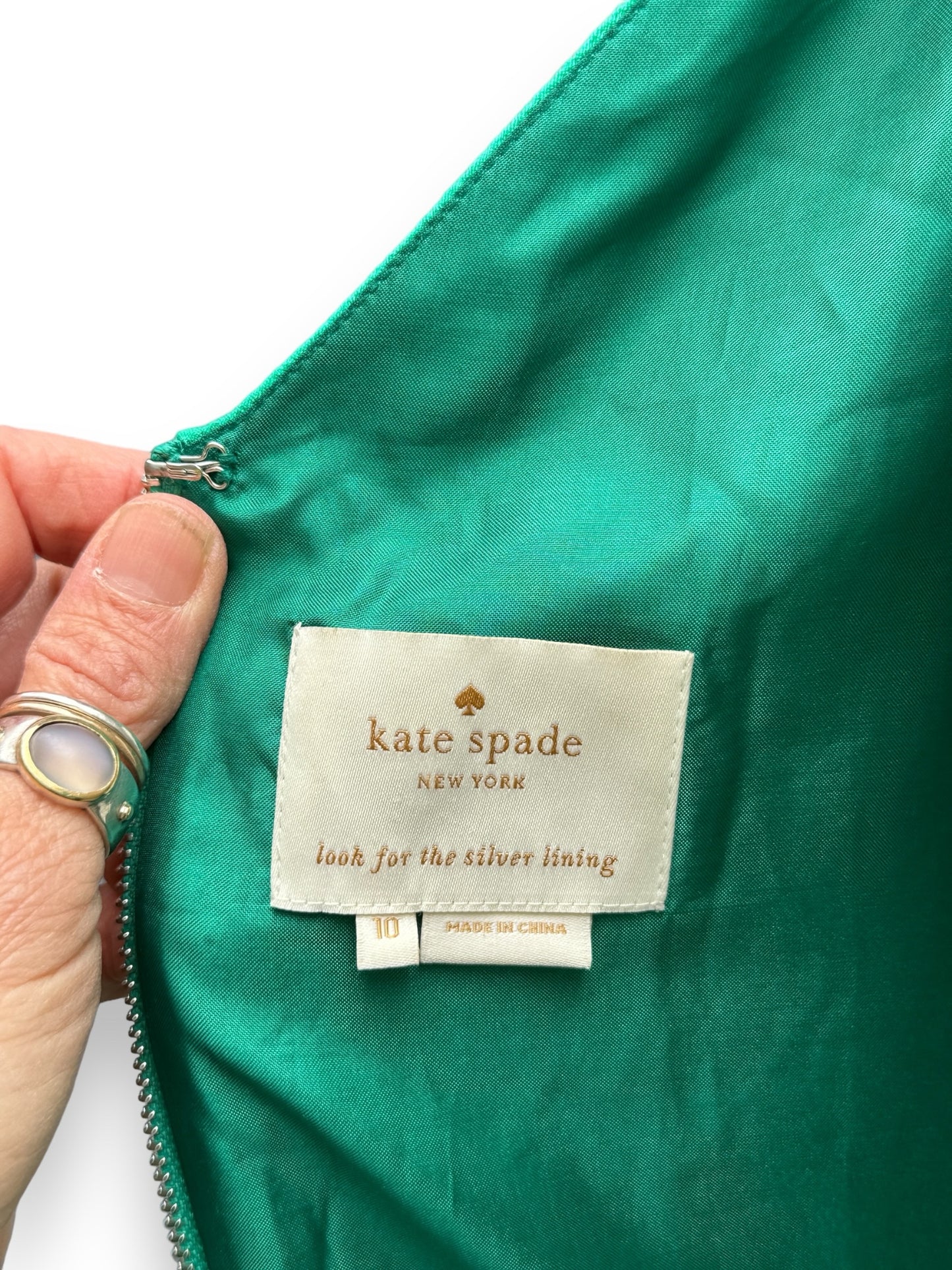 Size 10 Kate Spade Green Dress