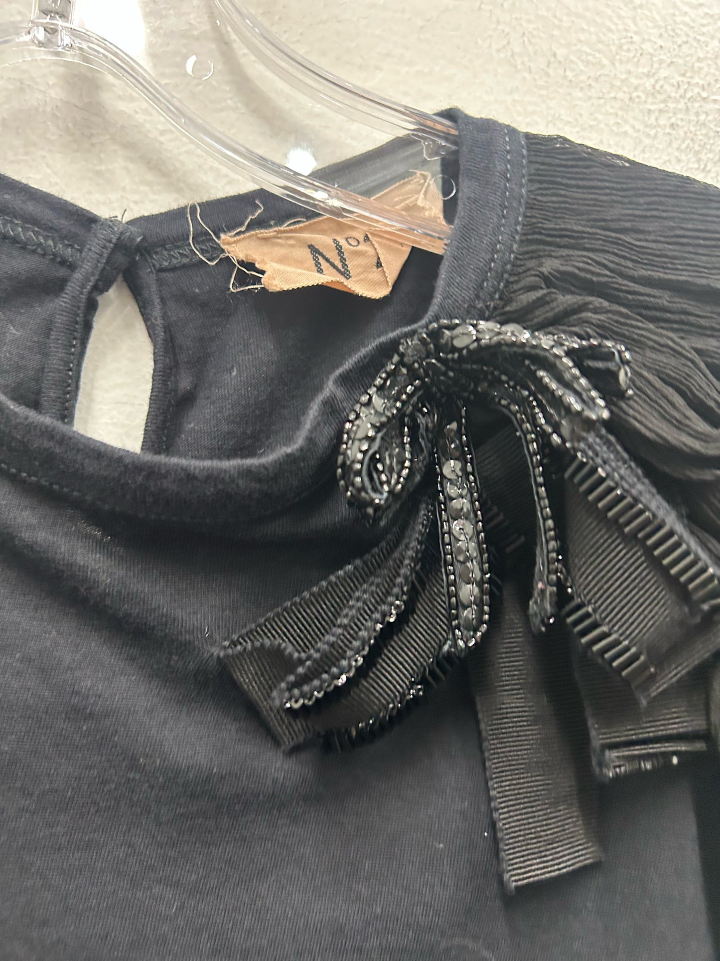 No 21 Size Medium Black Blouse